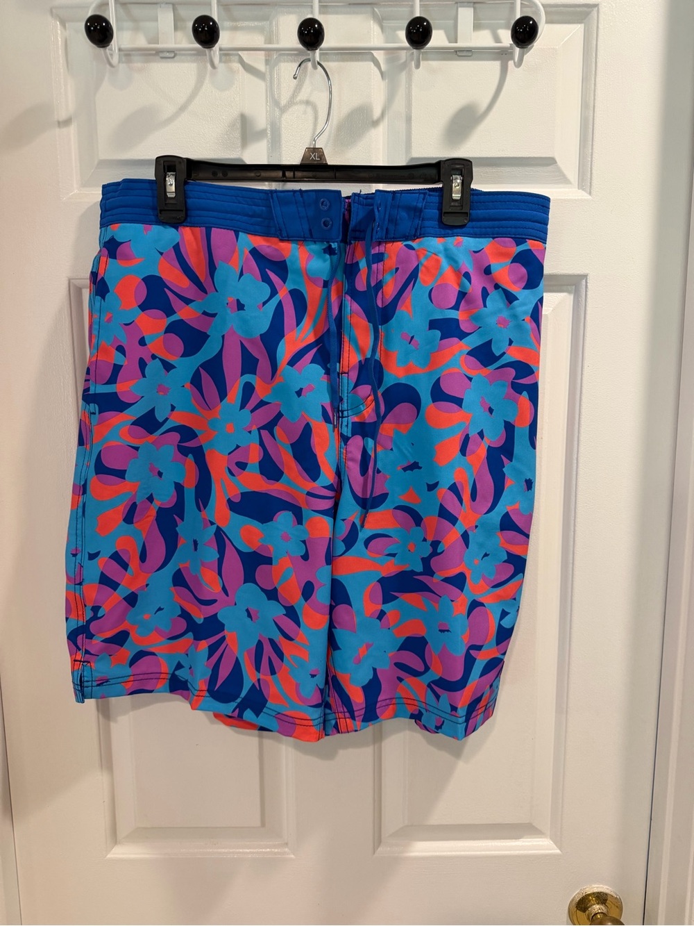 NWT Speedo Men's Blue Water  Swim Shorts Trunks Sz XL $60